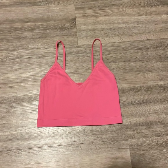 Garage Sofi Seamless V-Neck Cami Top, Size X-Small, Hot pink - Picture 1 of 2